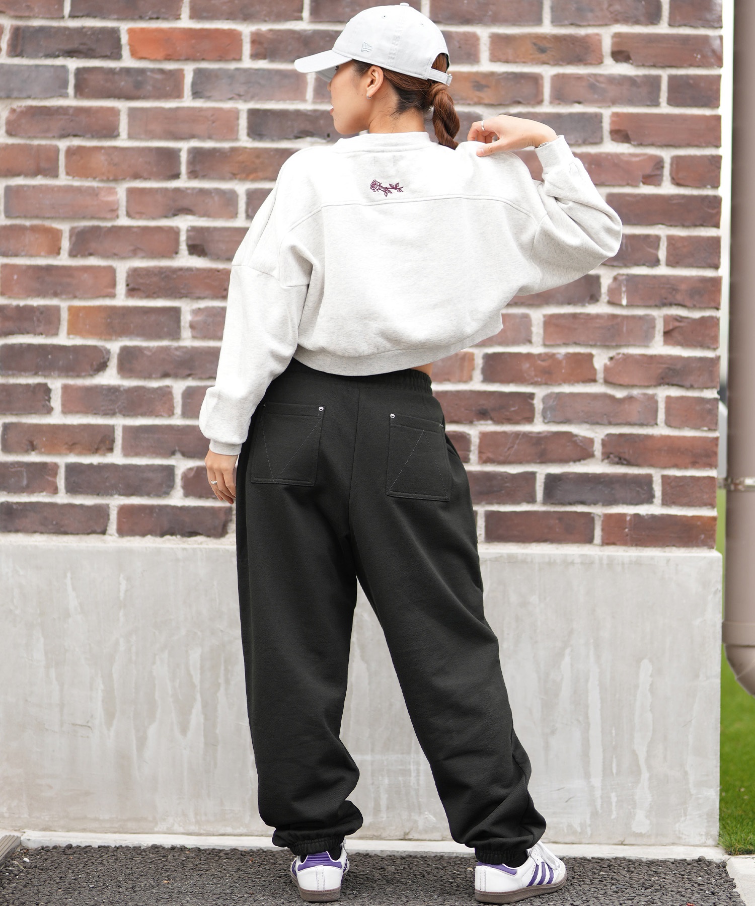 RVCA ルーカ トレーナー スウェット レディース ロゴ クロップド丈