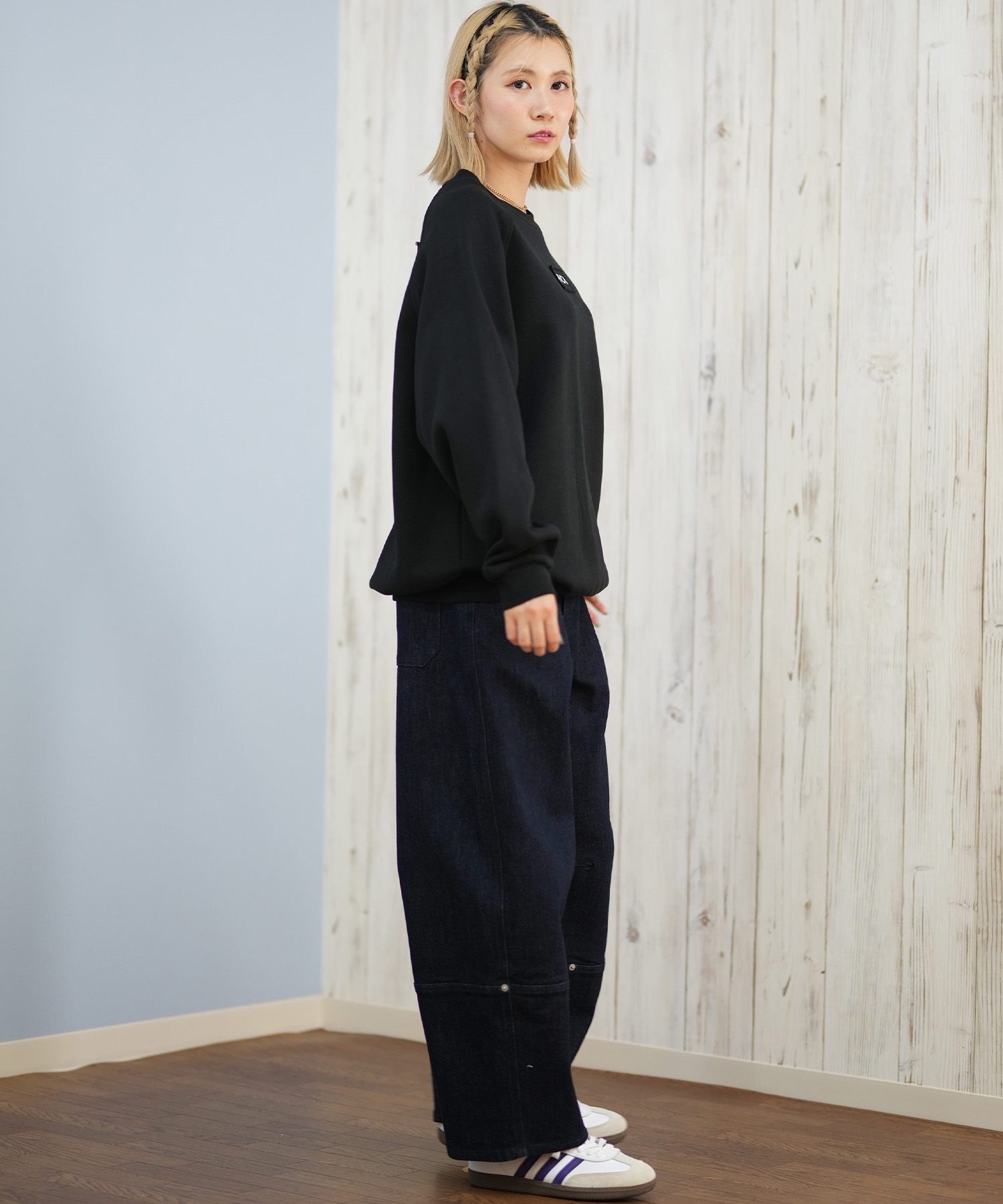 RVCA ルーカ トレーナー スウェット レディース バックプリント ロゴ
