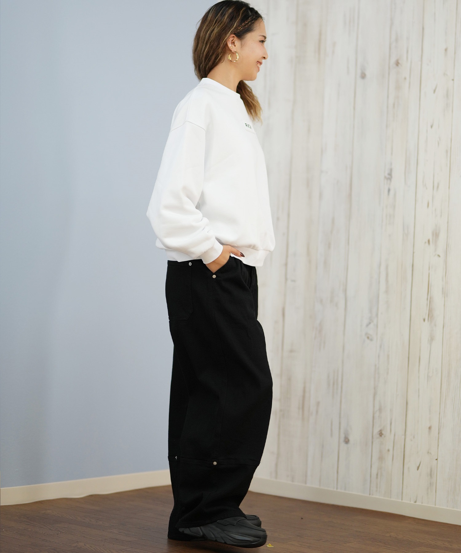 RVCA ルーカ トレーナー スウェット レディース バックプリント ロゴ