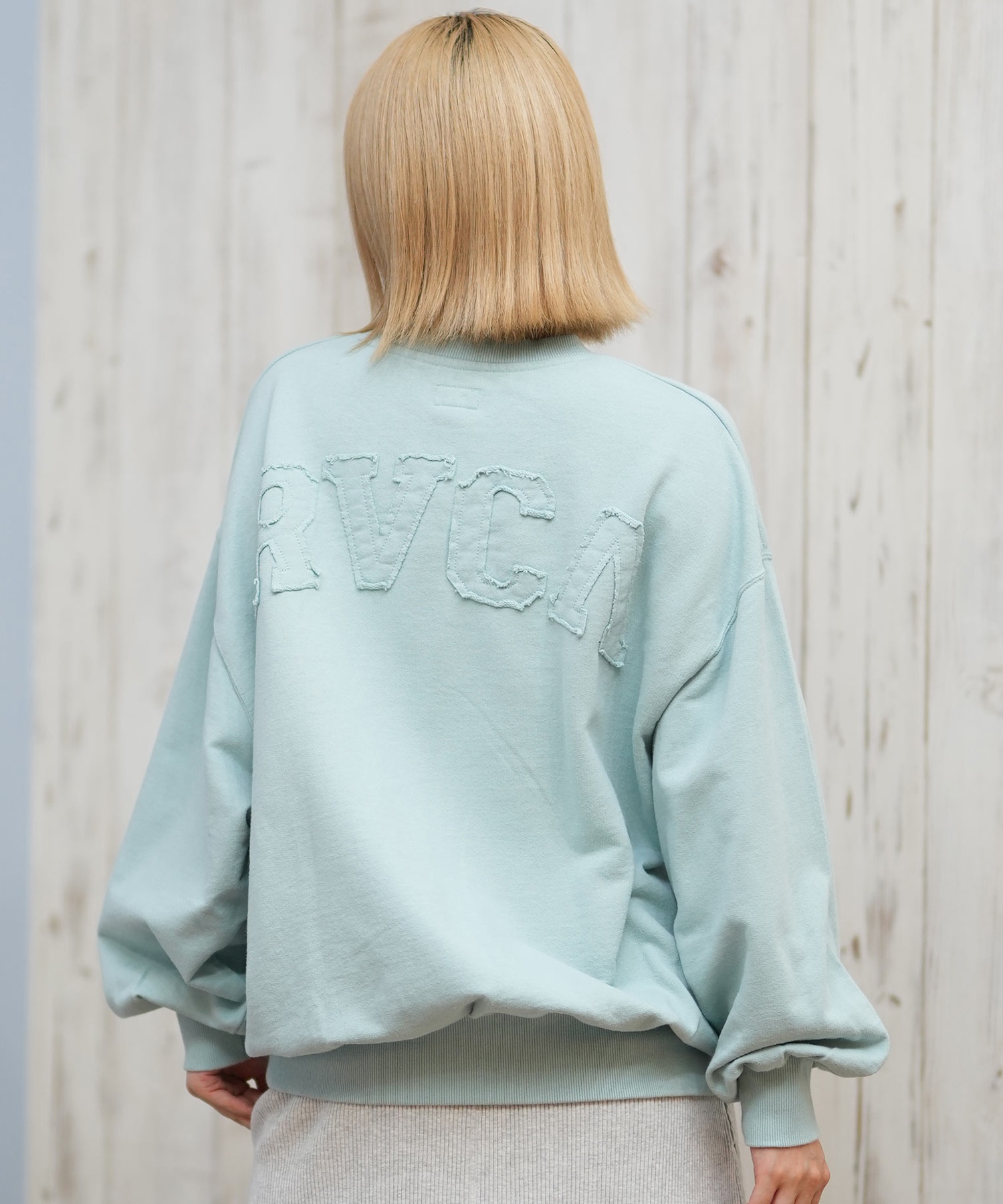 RVCA ルーカ トレーナー スウェット レディース クルーネック バック
