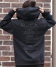RVCA ルーカ ジップアップ パーカー レディース バックプリント ロゴ BF044-P02(BLK-M)