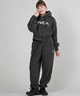RVCA ルーカ プルオーバー パーカー レディース クロップド丈 ショート丈 ロゴ CROPPED HOODIE BF044-P03(BLK-S)