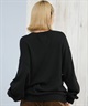 RVCA ルーカ ニット セーター レディース クルーネック ロゴ BIG RVCA KNIT BF044-650(BLK-M)