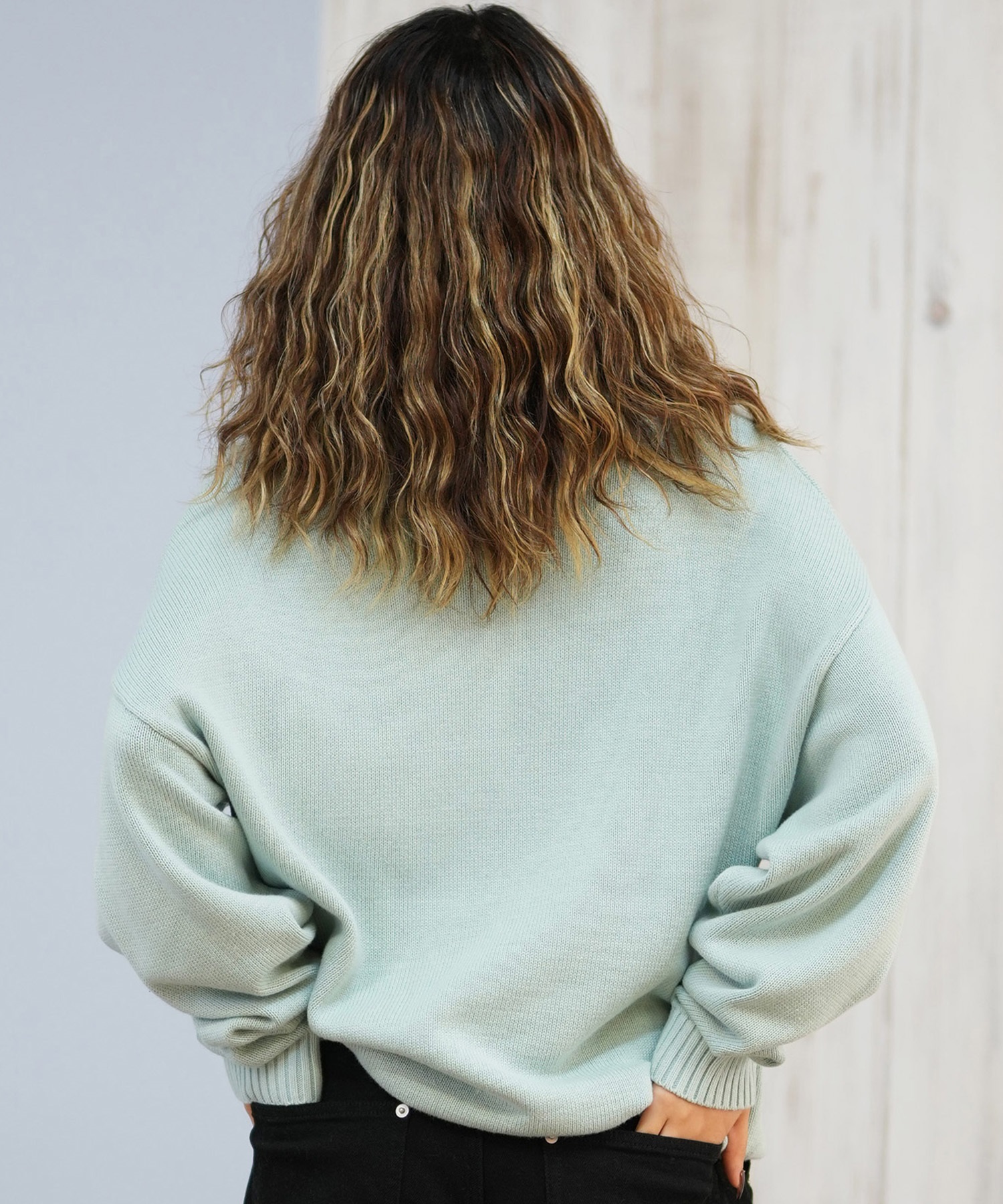 RVCA ニット OUTLET】RVCA メンズ RS BIG RVCA KNIT セーター 【2025年秋冬モデル】
