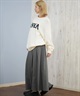 RVCA ルーカ ニット セーター レディース クルーネック ロゴ BIG RVCA KNIT BF044-650(BLK-M)