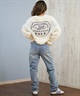 RVCA ルーカ ニット セーター レディース クロップド丈 ショート丈 ロゴ LOOSE FIT JQ KNIT BF044-652(BLK-M)