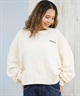 RVCA ルーカ ニット セーター レディース バックプリント ロゴ ARCH RVCA MATCH CREW KNIT BF044-P65(BLK-M)