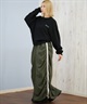 RVCA ルーカ ニット セーター レディース バックプリント ロゴ ARCH RVCA MATCH CREW KNIT BF044-P65(BLK-M)