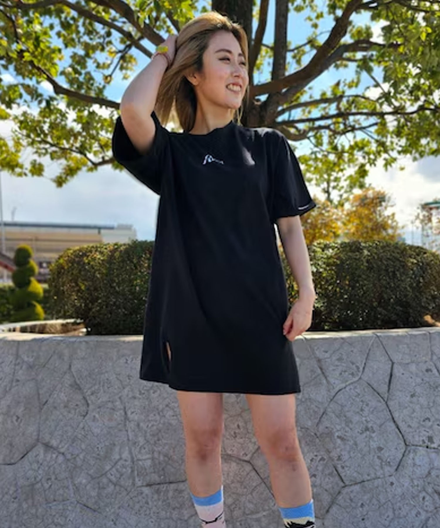 RVCA ルーカ ワンピース レディース Tシャツワンピース 半袖