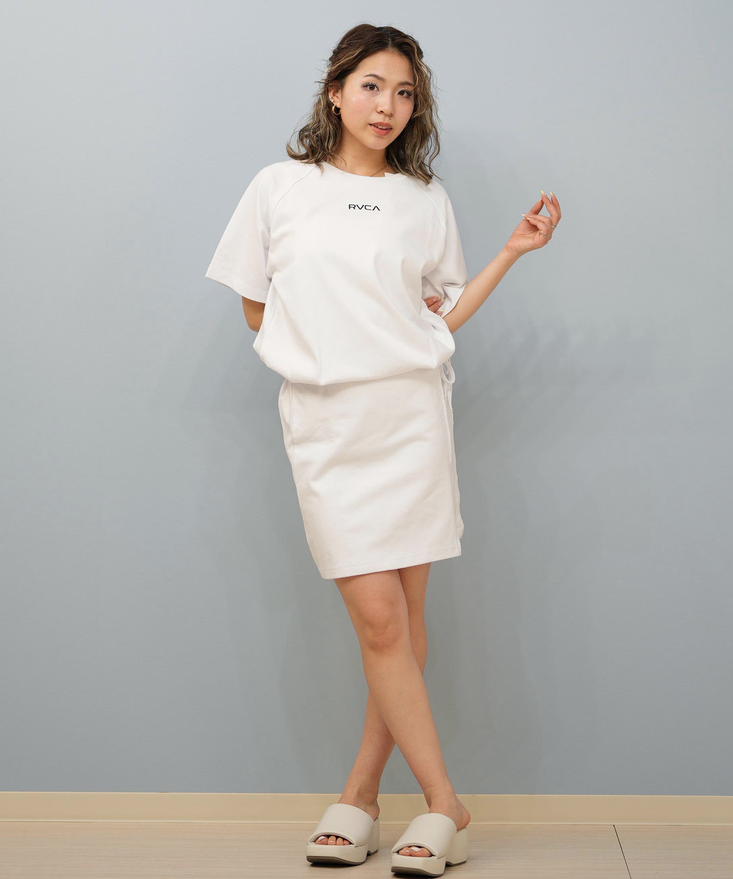 RVCA ルーカ ワンピース レディース Tシャツワンピース ワン