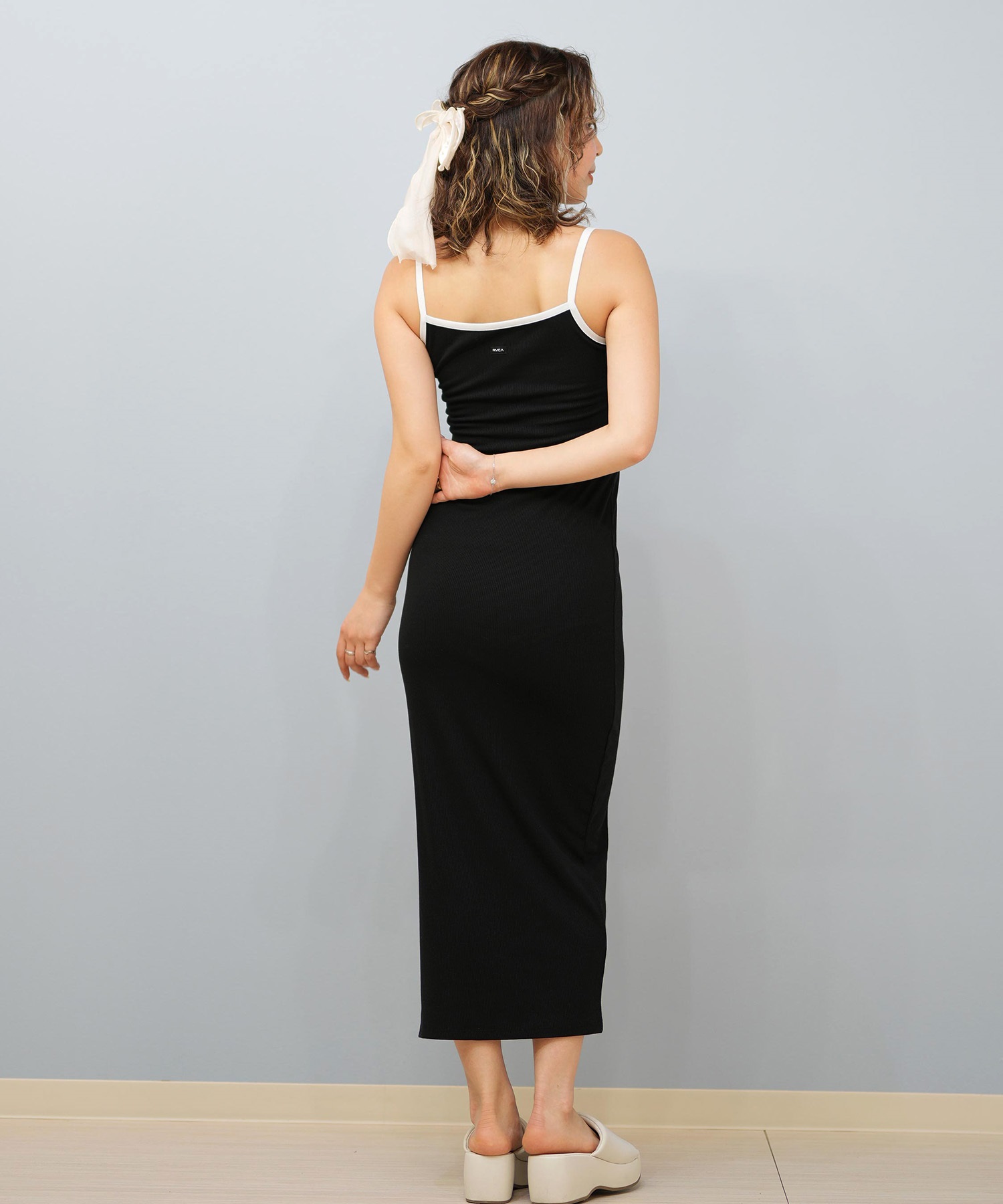 RVCA ルーカ ワンピース レディース リブ キャミワンピース ロング丈