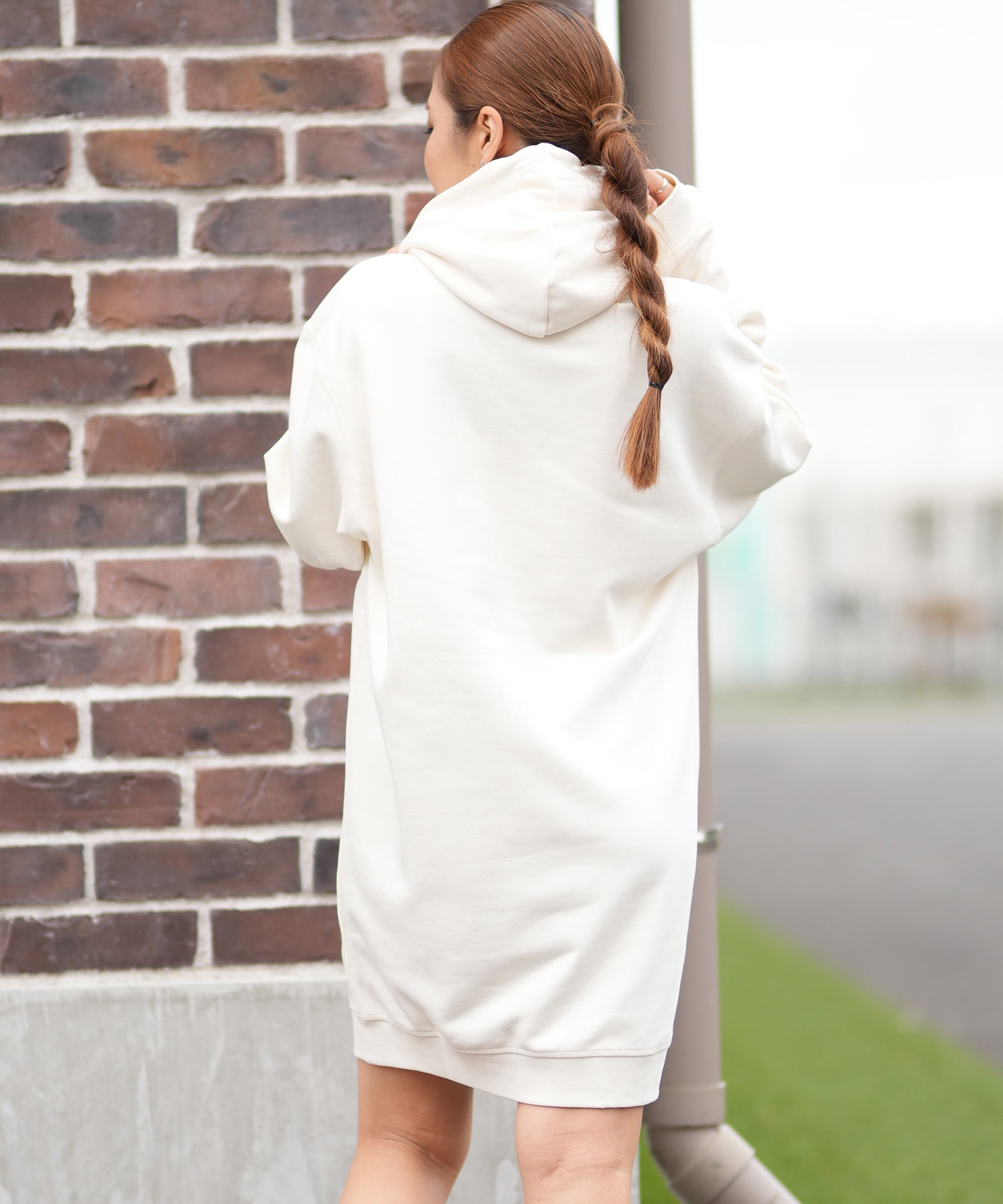 RVCA ルーカ ワンピース レディース シンプル ロゴ 裏毛 CLASSIC