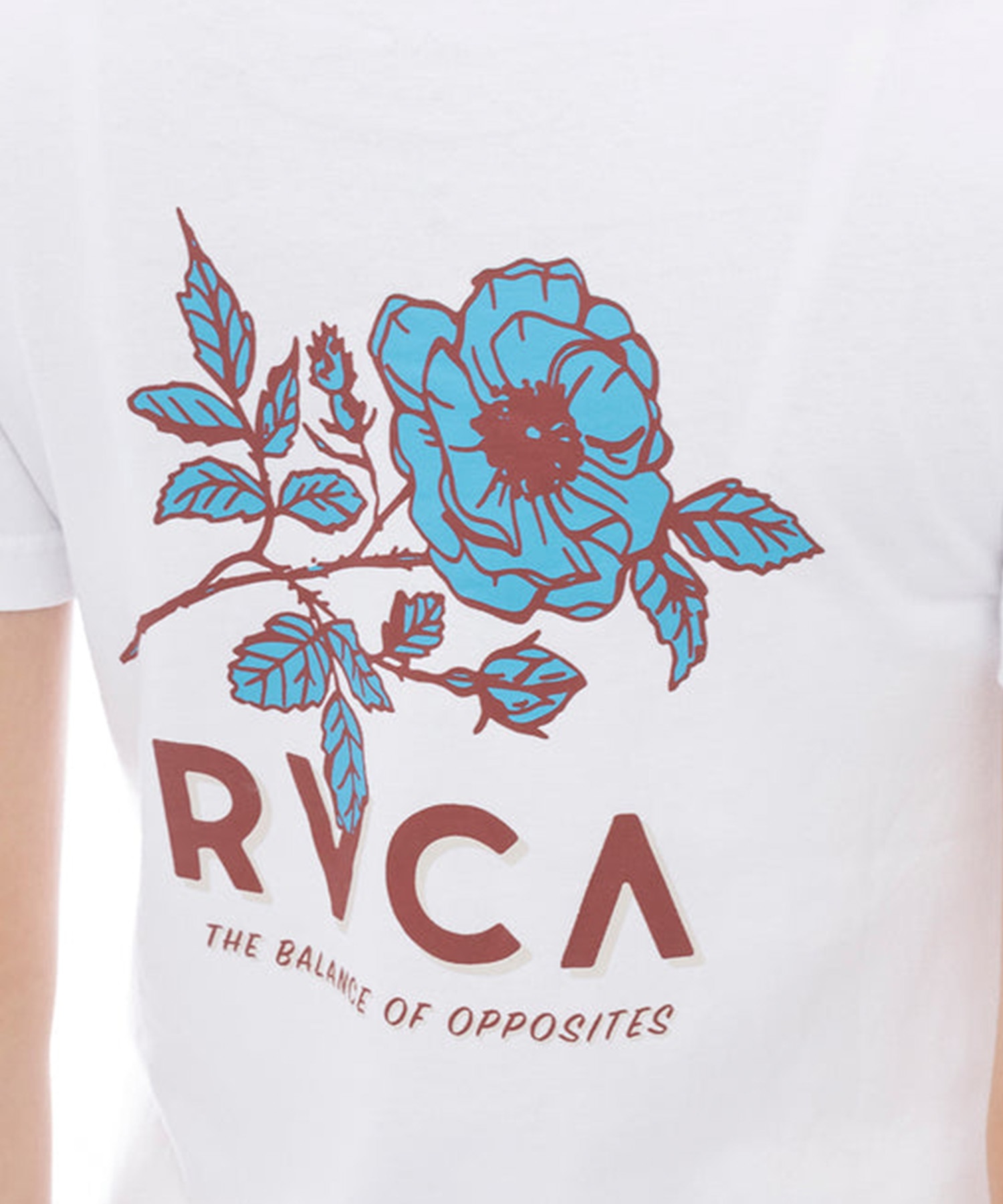 RVCA ルーカ 半袖 Tシャツ レディース バックプリント 花柄 ロゴ BF043-208(BLK-S)