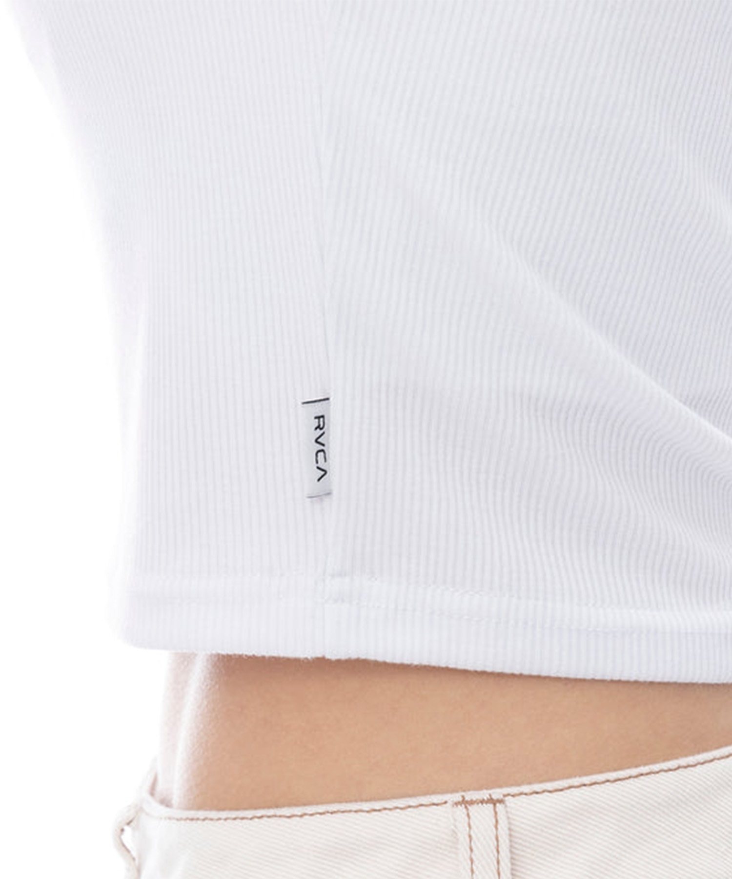 RVCA ルーカ 半袖 Tシャツ レディース リバーシブル クロップド丈 ショート丈 ロゴ BF043-210(CTF0-M)