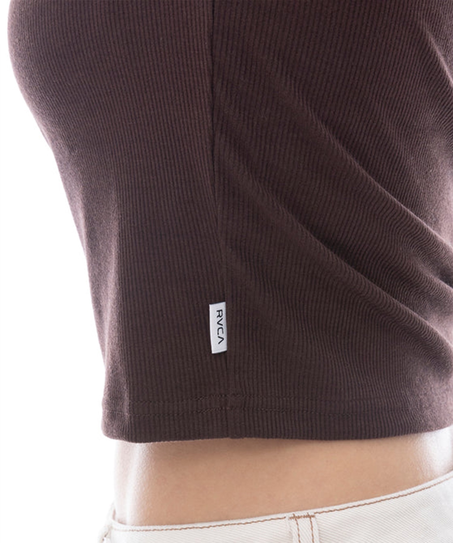 RVCA ルーカ 半袖 Tシャツ レディース リバーシブル クロップド丈 ショート丈 ロゴ BF043-210(CTF0-M)