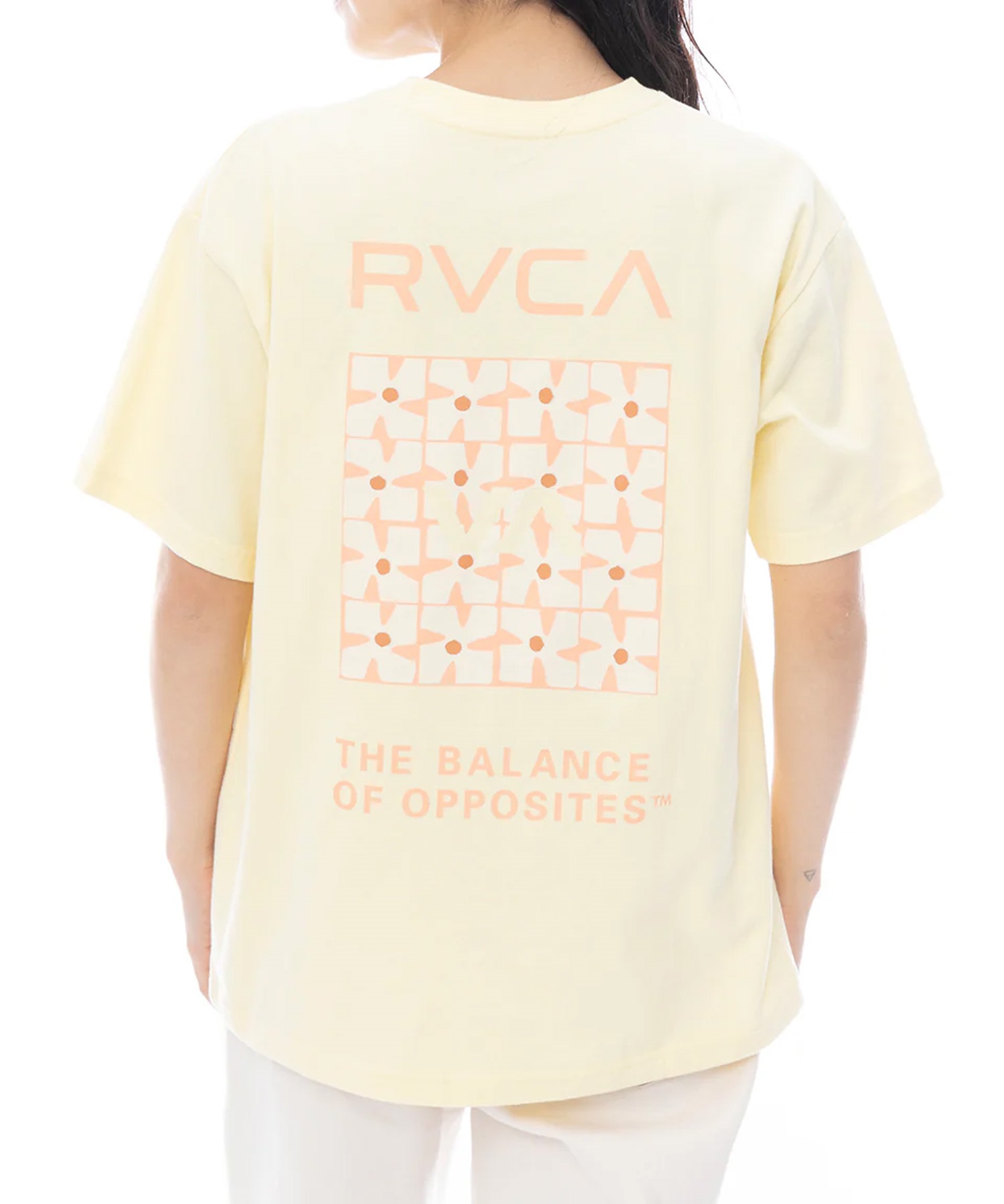 RVCA ルーカ 半袖 Tシャツ レディース バックプリント DAISY VA