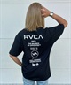RVCA ルーカ 半袖 Tシャツ レディース バックプリント ロゴ SOUVENIR LOOSE FIT ST BF043-P20(BLK-S)