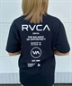 RVCA ルーカ 半袖 Tシャツ レディース バックプリント ロゴ SOUVENIR LOOSE FIT ST BF043-P20(BLK-S)
