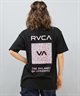 RVCA ルーカ 半袖 Tシャツ レディース バックプリント フラワープリント BF04C-200(BLK-S)
