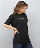 RVCA ルーカ 半袖 Tシャツ レディース バックプリント フラワープリント BF04C-200(BLK-S)
