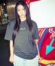 RVCA ルーカ 半袖 Tシャツ レディース バックプリント フラワープリント BF04C-200(BLK-S)