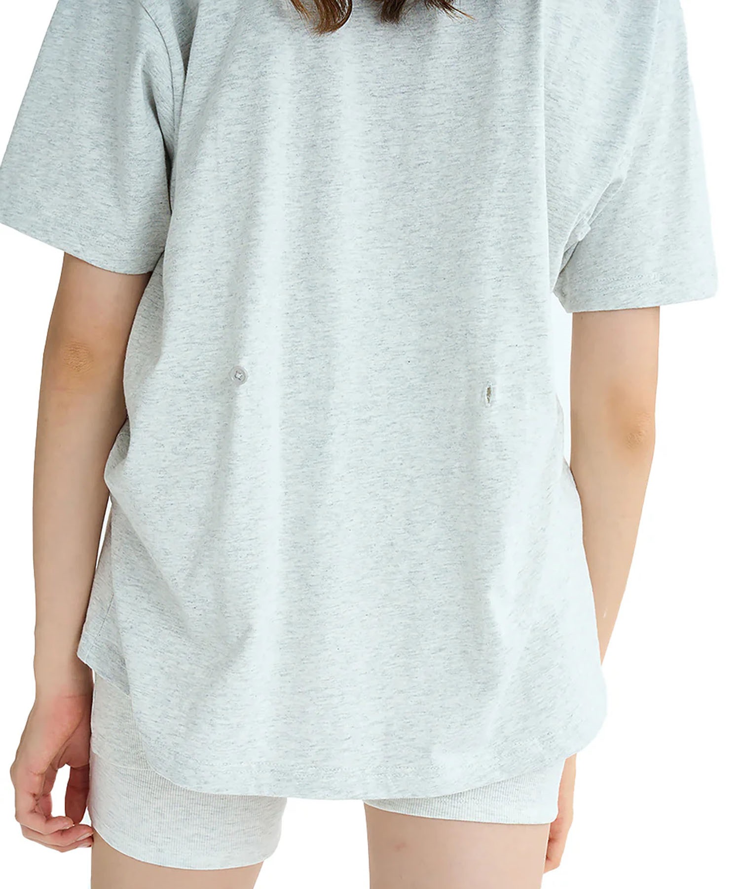RVCA ルーカ 半袖 Tシャツ レディース ロゴ ボタン WILD RVCA