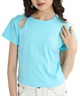 RVCA ルーカ 半袖 Tシャツ レディース ミニTシャツ クロップド丈 バックプリント PARADISE BABY ST BF04C-204(BLK-S)