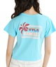 RVCA ルーカ 半袖 Tシャツ レディース ミニTシャツ クロップド丈 バックプリント PARADISE BABY ST BF04C-204(BLK-S)