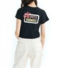 RVCA ルーカ 半袖 Tシャツ レディース ミニTシャツ クロップド丈 バックプリント PARADISE BABY ST BF04C-204(BLK-S)