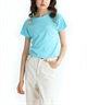 RVCA ルーカ 半袖 Tシャツ レディース ミニTシャツ クロップド丈 バックプリント PARADISE BABY ST BF04C-204(BLK-S)