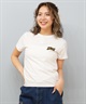 RVCA ルーカ 半袖 Tシャツ レディース バックプリント ショート丈 BF04C-206(BLK-S)