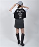 RVCA ルーカ 半袖 Tシャツ レディース クロップド丈 ショート丈 ラグラン バックプリント BF04C-P21(WHT-S)