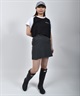RVCA ルーカ 半袖 Tシャツ レディース クロップド丈 ショート丈 ラグラン バックプリント BF04C-P21(WHT-S)