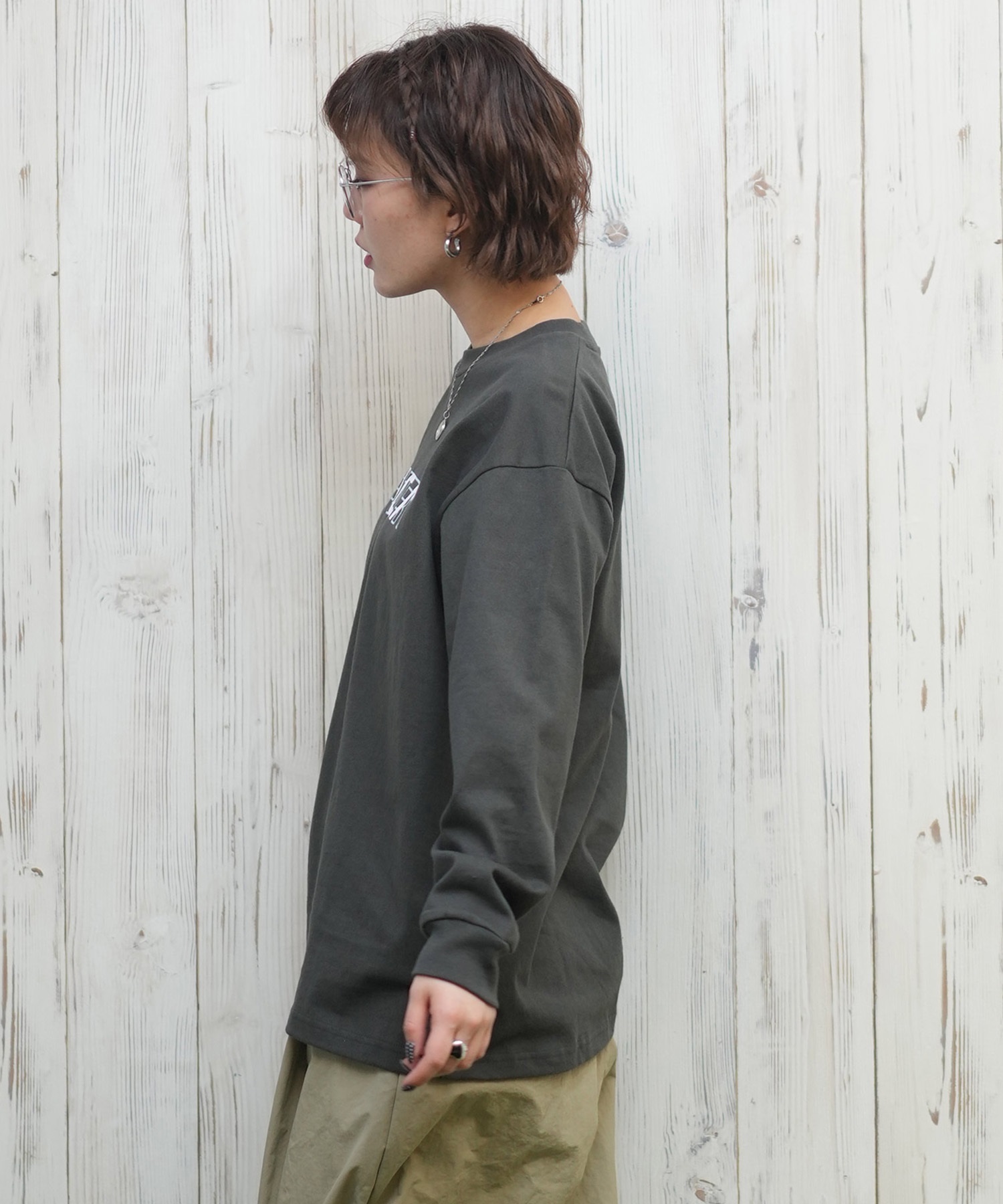 RVCA ルーカ レディース 長袖 Tシャツ シンプルロゴ ロンT BF043