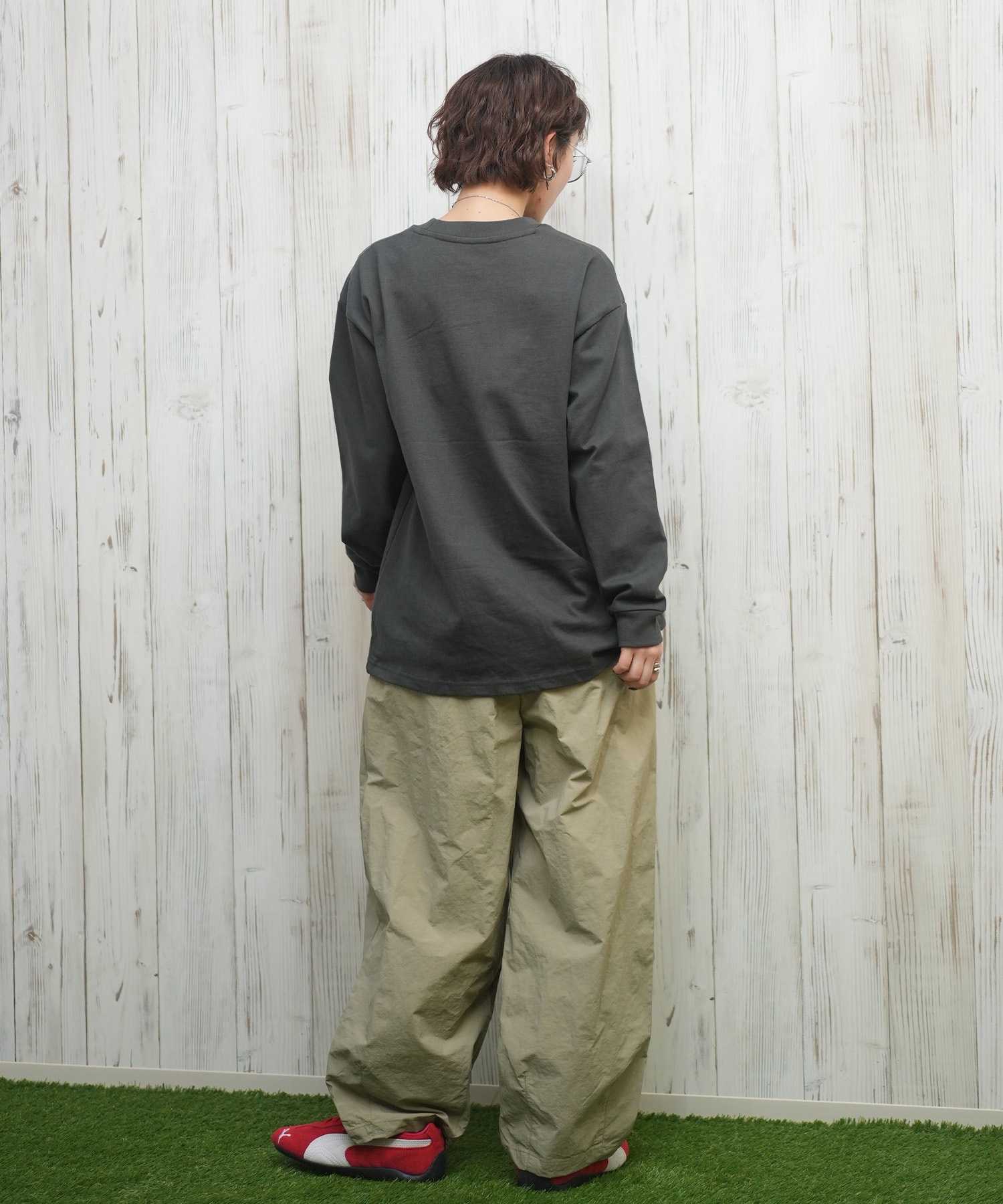 RVCA ルーカ レディース 長袖 Tシャツ シンプルロゴ ロンT BF043