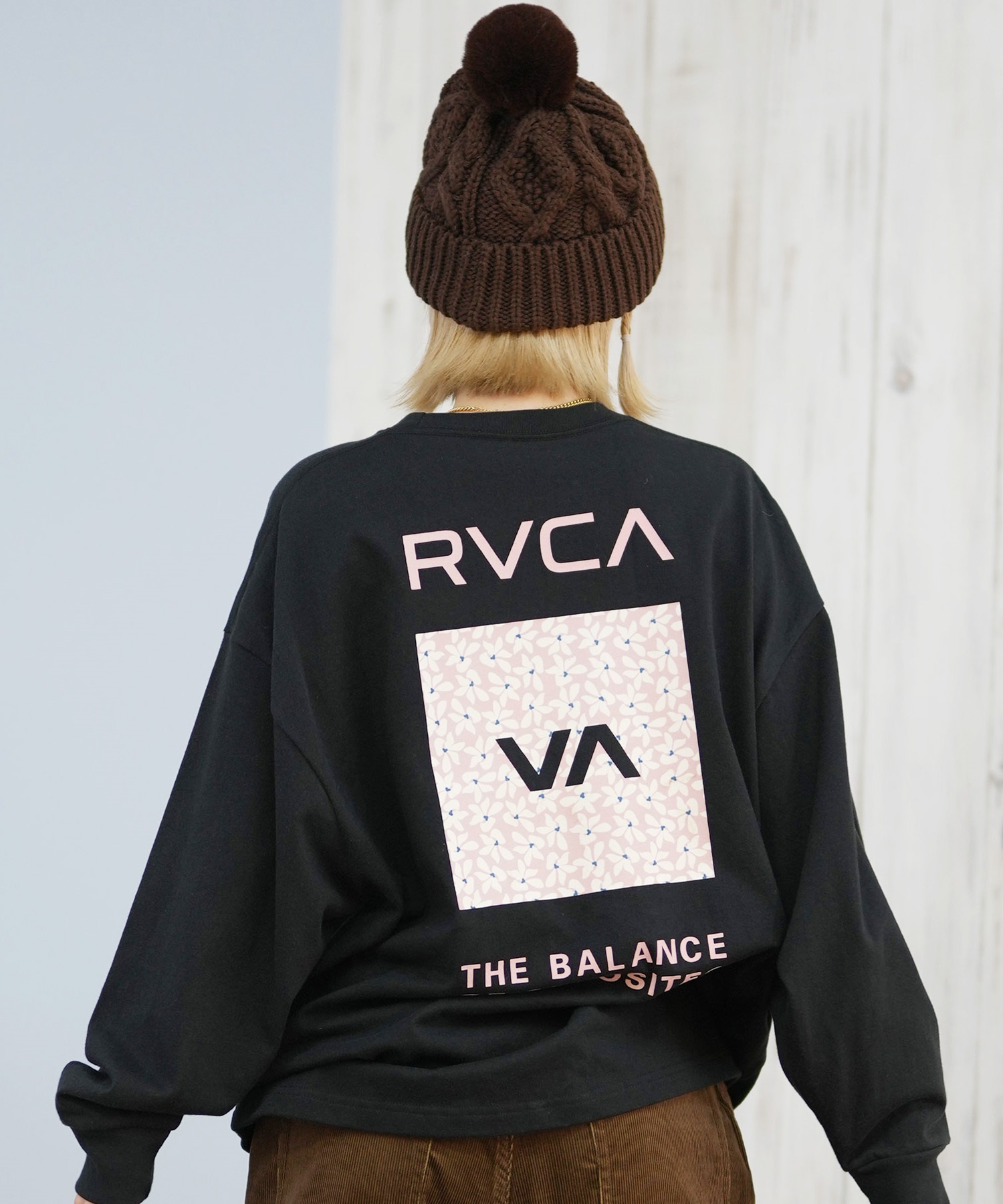 RVCA ルーカ 長袖 Tシャツ ロンT レディース バックプリント バンダナ