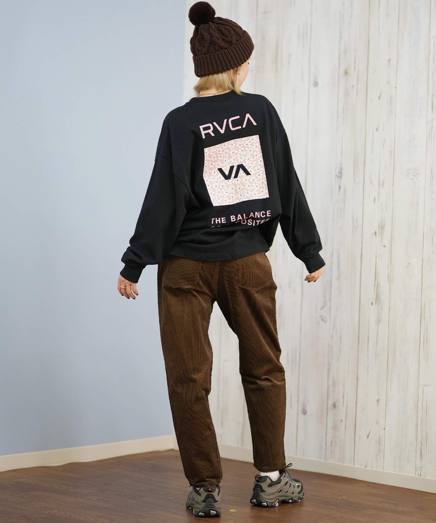 RVCA ルーカ 長袖 Tシャツ ロンT レディース バックプリント バンダナ
