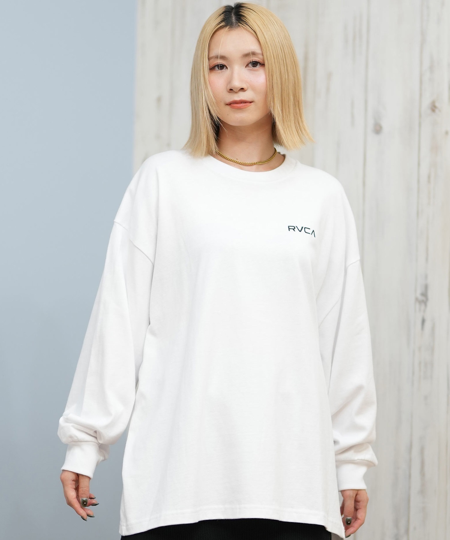 RVCA ルーカ 長袖 Tシャツ ロンT レディース バックプリント ロゴ