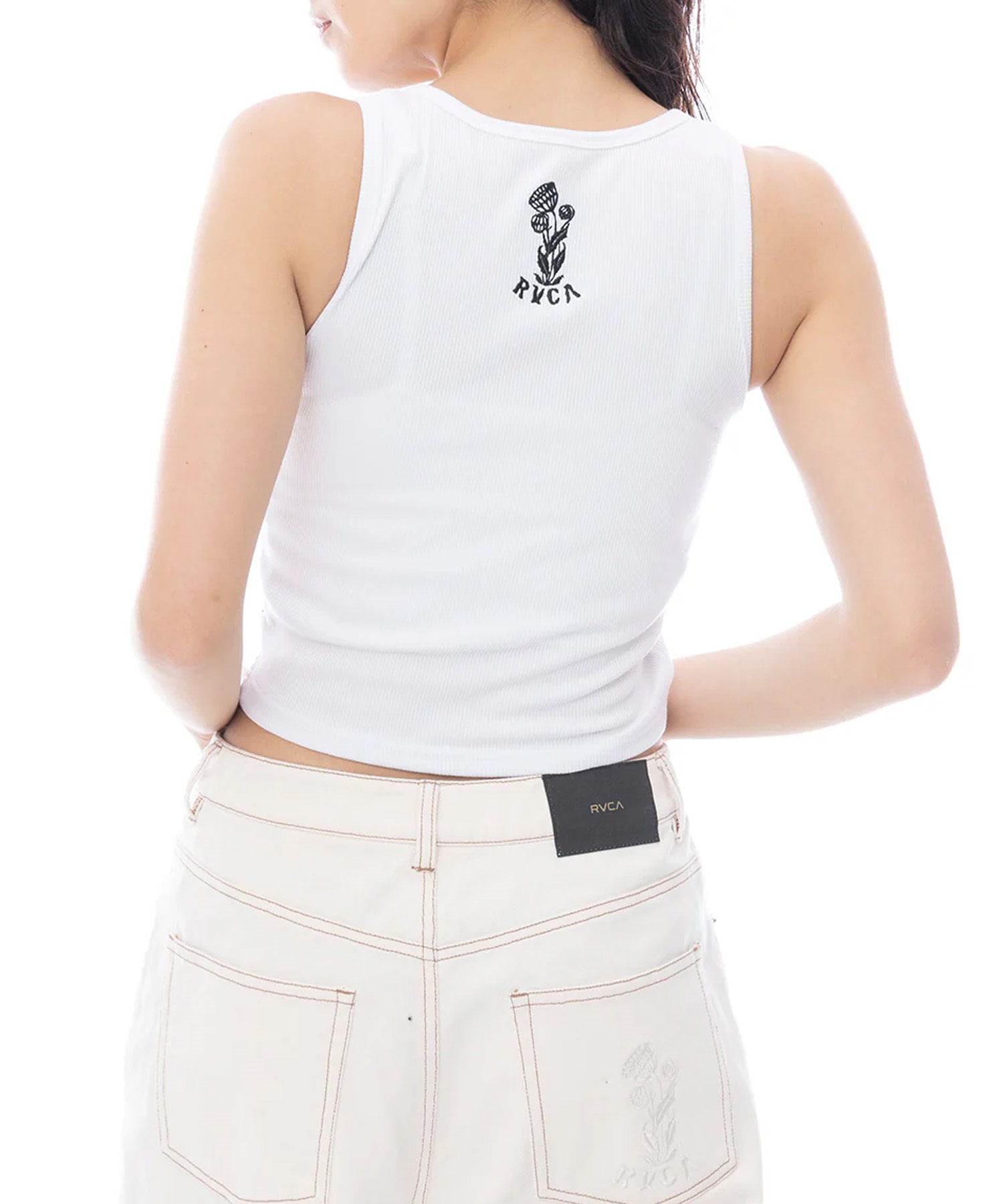 RVCA ルーカ タンクトップ レディース クロップド丈 ショート丈