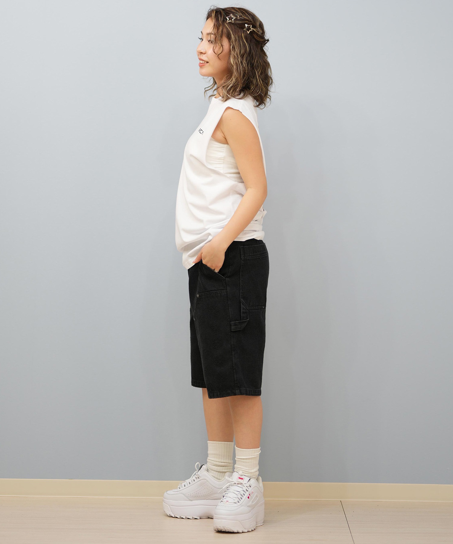 タンクトップ ノースリーブ RVCA/ルーカ タンクトップ BF04C-858 レディース RVCA タンクトップ ノースリーブ RVCA/ルーカ BF04C-858