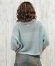 RVCA ルーカ 半袖 シャツ レディース ニットシャツ ショート丈 メッシュ BF04C-850(BES0-S)