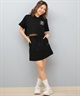 RVCA ルーカ 半袖 シャツ レディース ポロシャツ ショート丈 刺繍ロゴ BF04C-001(WHT-S)