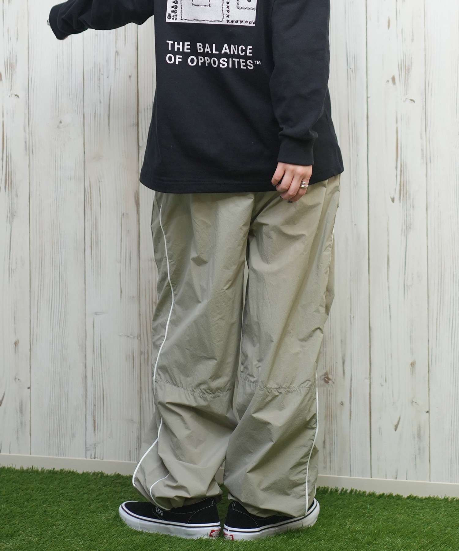 RVCA ルーカ レディース ロングパンツ トラックパンツ BF043-707(ABS-M)