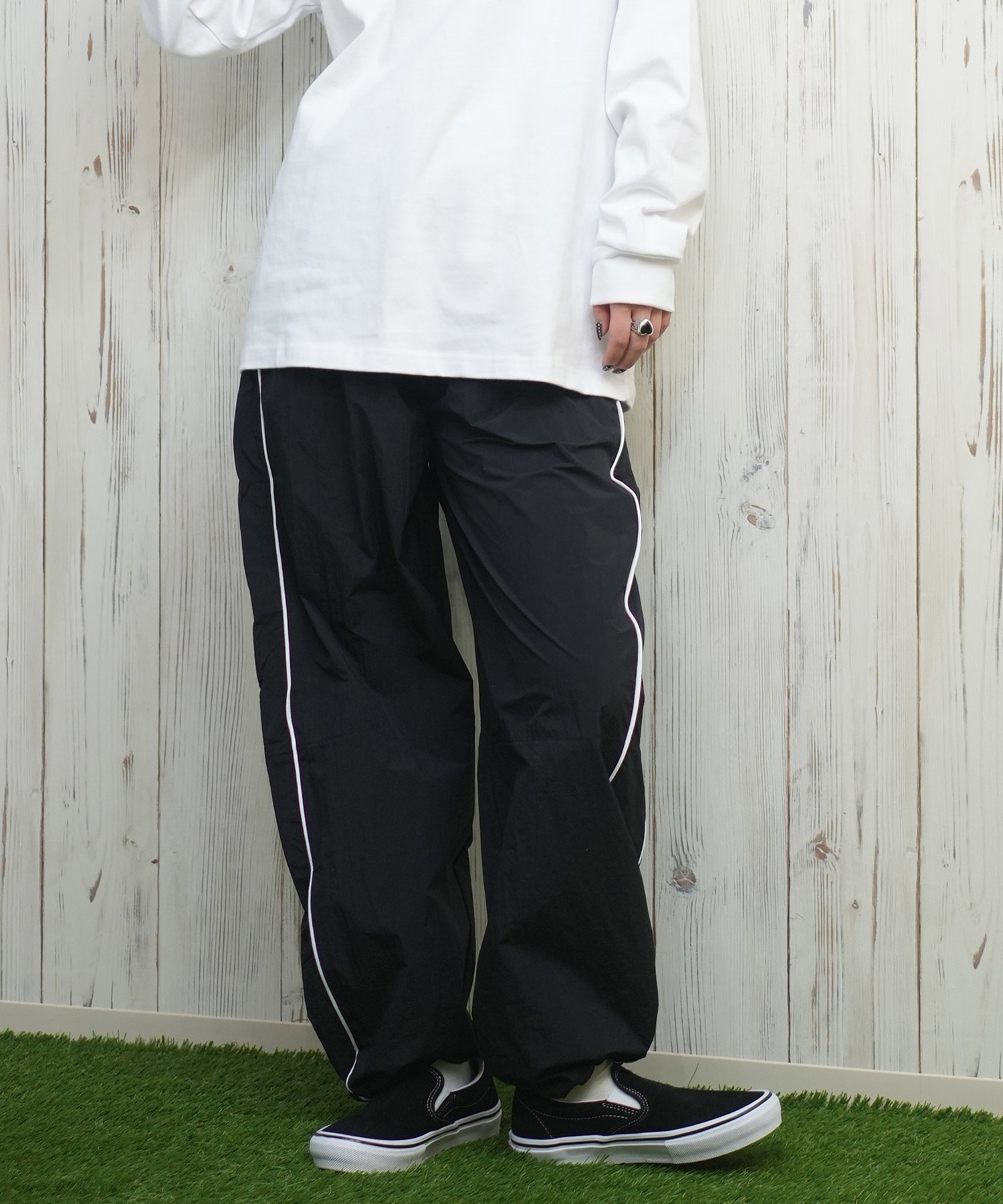 RVCA ルーカ レディース ロングパンツ トラックパンツ BF043-707(ABS-M)