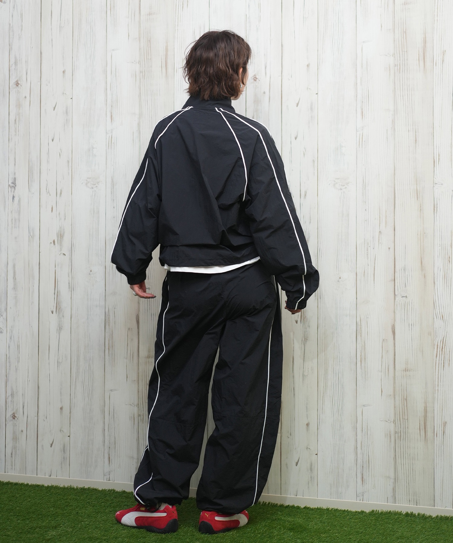 RVCA ルーカ レディース ロングパンツ トラックパンツ BF043-707(ABS-M)
