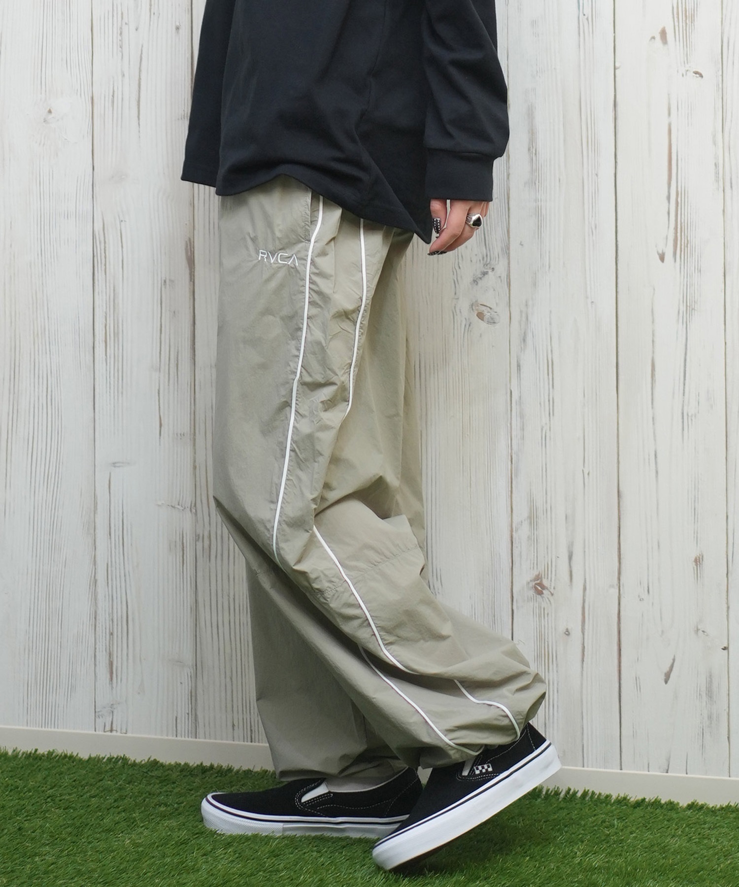 RVCA ルーカ レディース ロングパンツ トラックパンツ BF043-707(ABS-M)