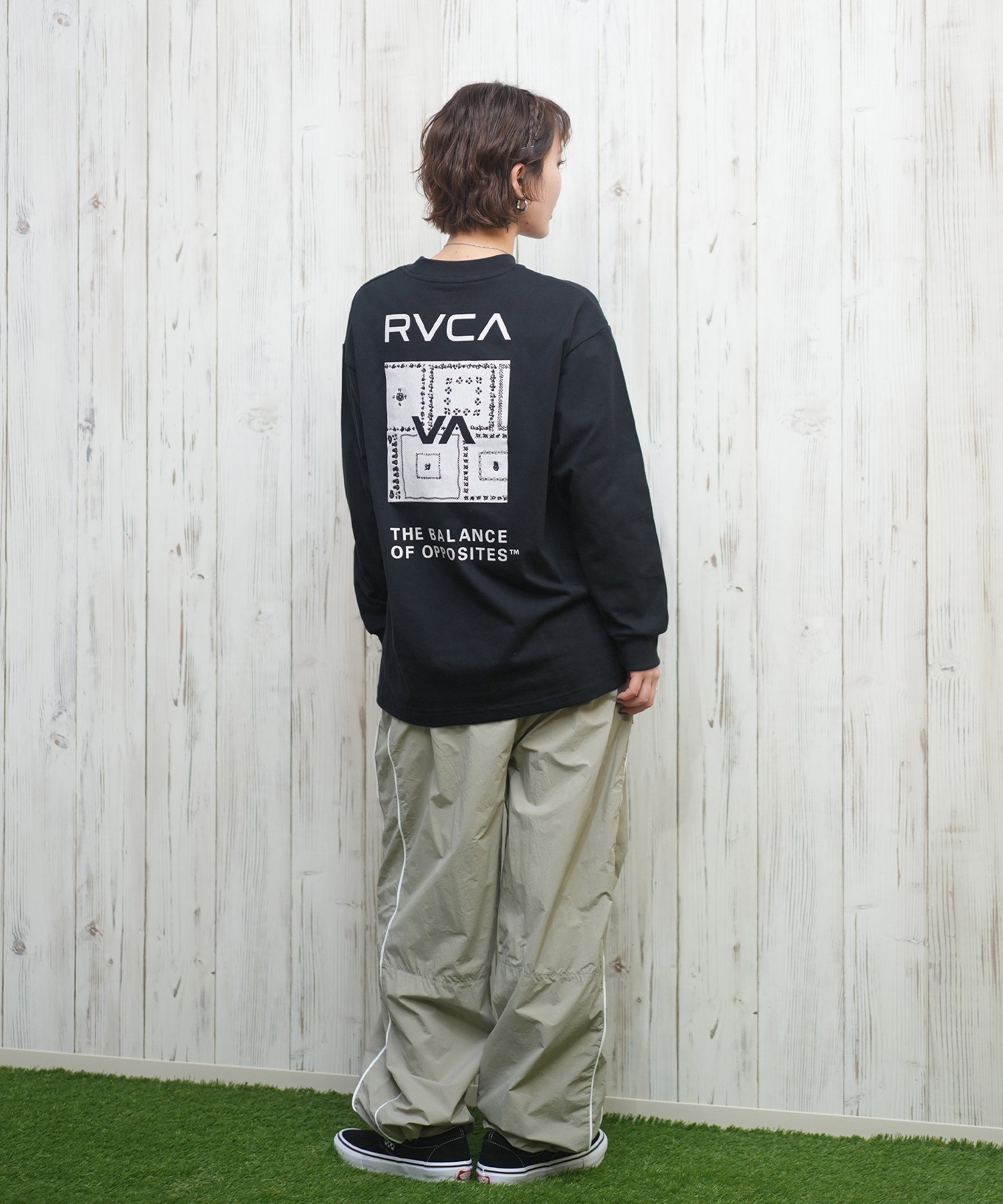 RVCA ルーカ レディース ロングパンツ トラックパンツ BF043-707(ABS-M)