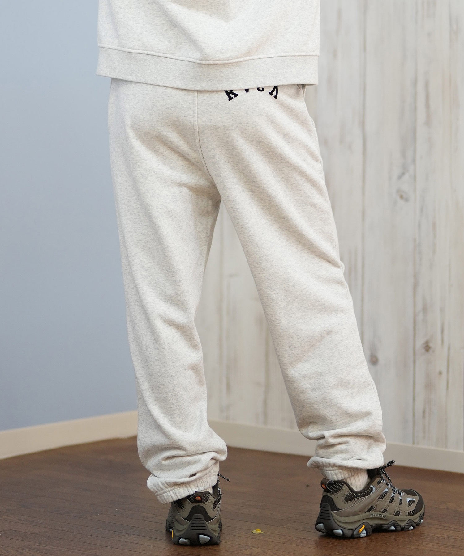 RVCA ルーカ ロングパンツ レディース スウェット パンツ ロゴ セットアップ対応 BF044-702(BLK-S)