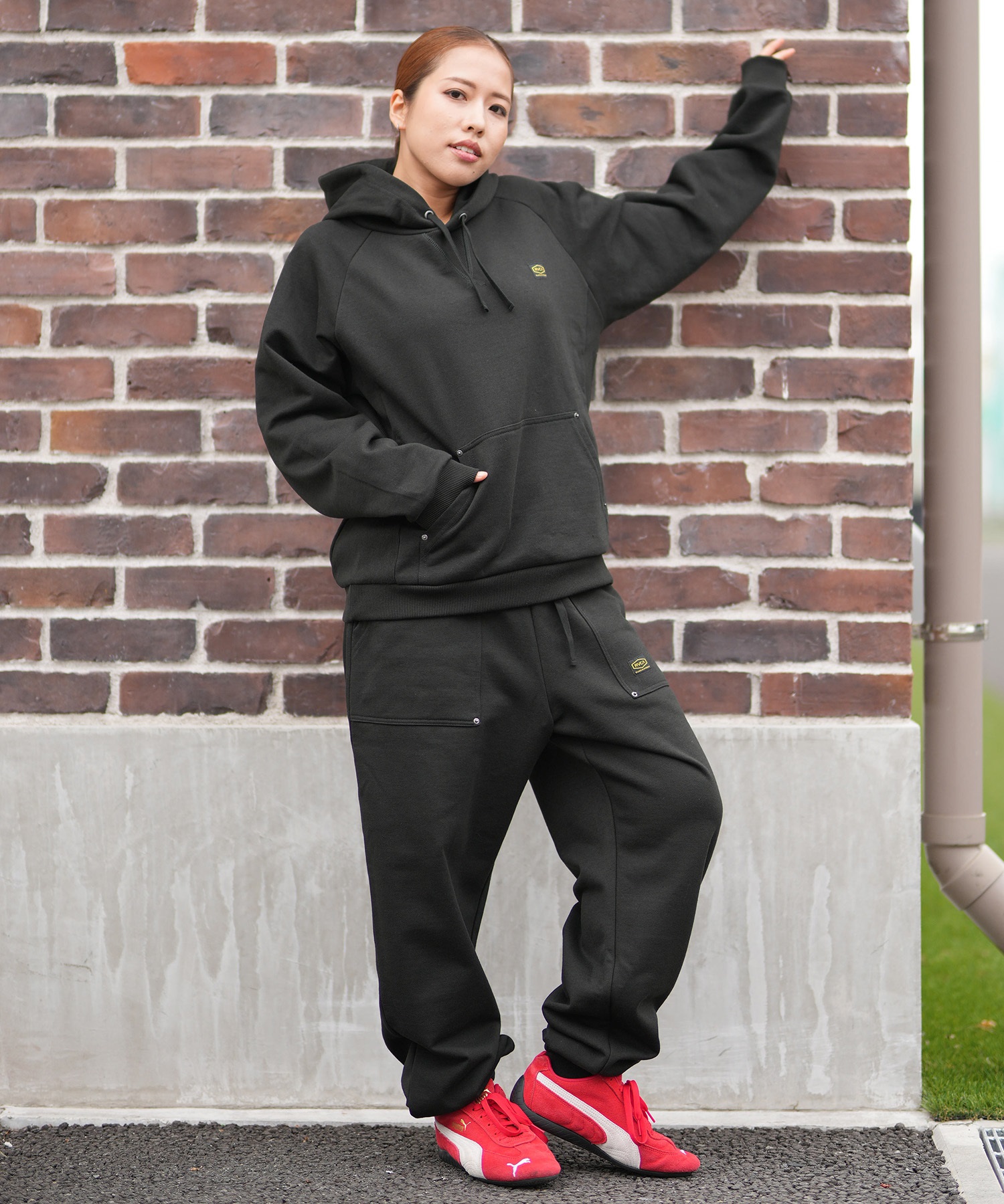 RVCA ルーカ ロングパンツ スウェットパンツ レディース ロゴ ワン