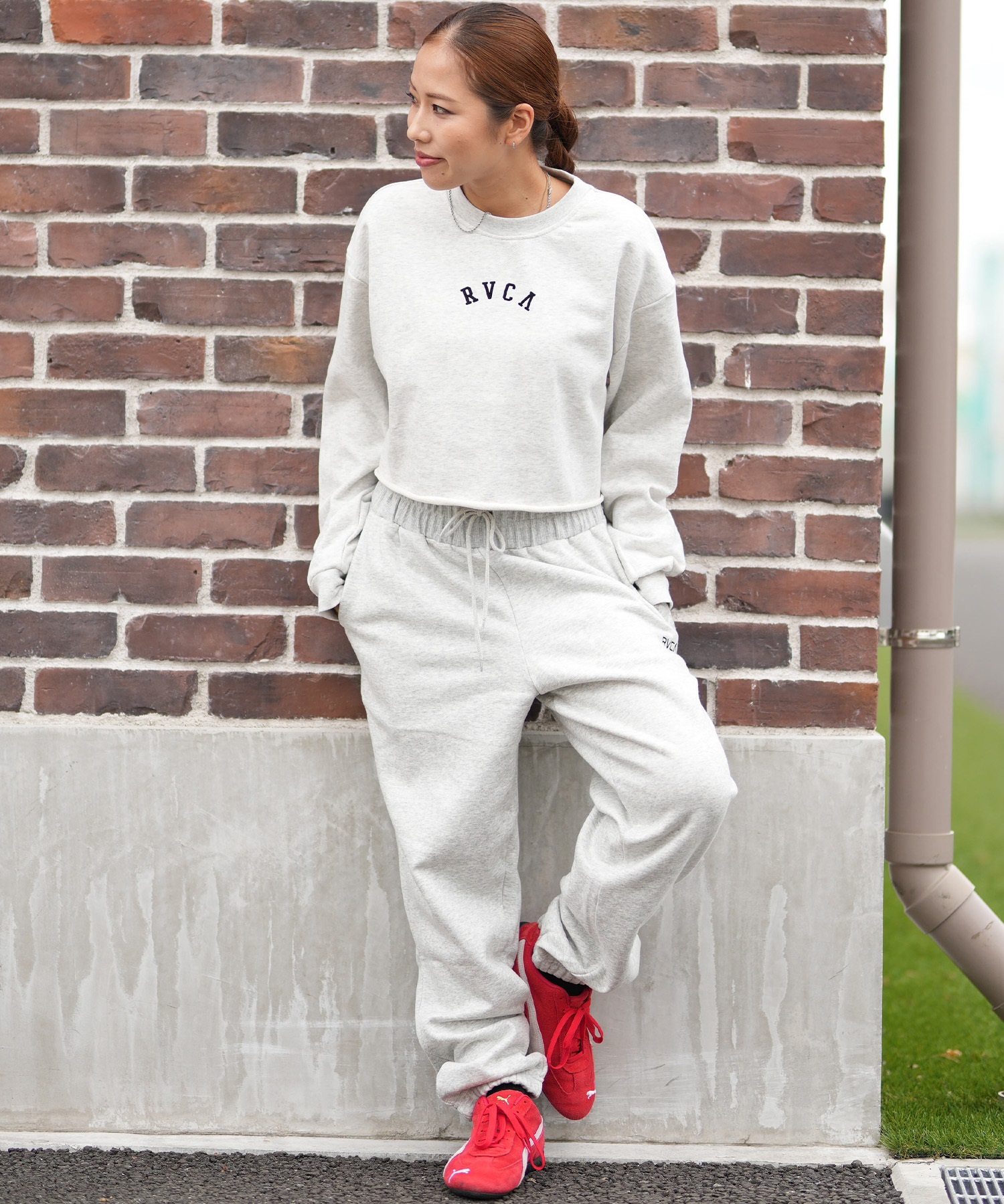 RVCA ルーカ ロングパンツ レディース スウェット パンツ BOXER SWEAT
